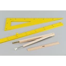 Équerre à tableau, bois 60 cm laquée - Image principale