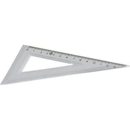 Équerre plastique 60°, graduation 15 cm, hypoténuse 18,5 cm - Image principale