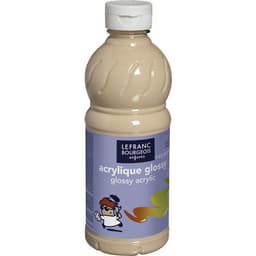 Flacon 500 ml, couleurs acryliques glossy lefranc & bourgeois - pêche - Image principale