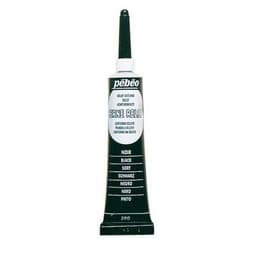 Boîte 6 tubes cerne relief 6 x 20 ml Pébéo - noir - Image principale