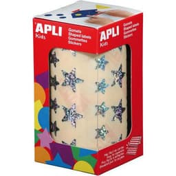 Rouleau de 2360 étoiles holographiques assorties - Image principale