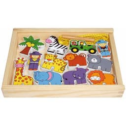 Coffret 12 grands animaux à lacer - Image principale