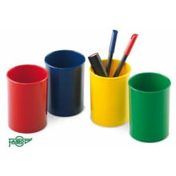 Pot à crayons plastique forme ronde - Image principale