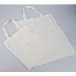 Sac shopping enfant en coton naturel 28.5 x 24 cm (Ensemble de 12) - Image principale
