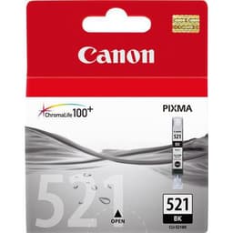 Cartouche jet d'encre canon CLI-521 BK noire 2933B001 - Image principale