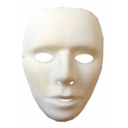 Masque vénitien à décorer unisexe (Lot de 12) - Image principale