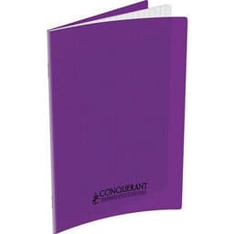 Cahier polypropylène 90g 60 pages seyes 17x22 cm - violet - Image principale