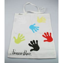 Sac shopping enfant en coton naturel 37 x 42 cm (Ensemble de 12) - Image principale