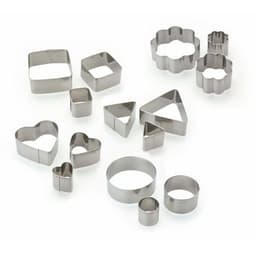 Lot de 15 emporte pièces inox - Image principale