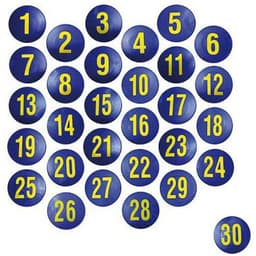 Set de 30 marquages chiffres - Image principale