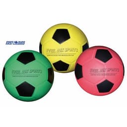 Lot 4 ballons soft mousse 15,5 cm poids 220 g, coloris assortis. - Image principale