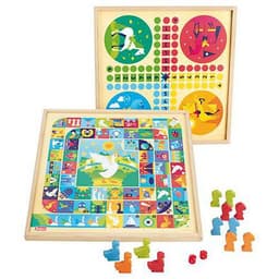 Plateau de jeu des petits chevaux et oies - Image principale