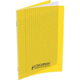 Cahier polypropylène 90g 48 pages seyes 24x32 cm - jaune - Image principale