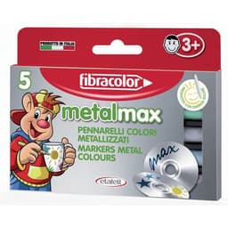 Boite de 5 feutres métallisés metalmax - Image principale