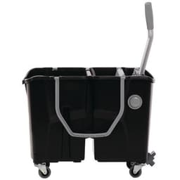 Chariot de lavage double seau 2 x 15 L avec presse à plat - Image 3