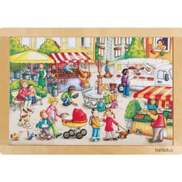 Puzzle le marché - Image principale