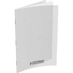 Cahier 90 g 48 pages 5x5 format 24x32 cm polypropylène incolore - Image principale