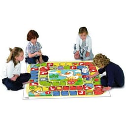 Tapis jeu de l'oie en plastique - Image principale