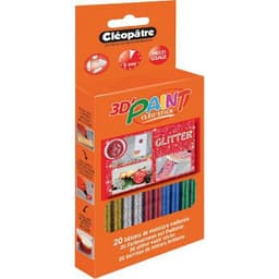 Recharge 20 bâtons peinture pailletée 3D - Image principale