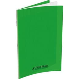 Cahier polypropylène 90 g 140 pages seyes 24x32 cm - vert - Image principale
