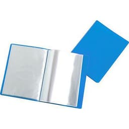 Reliure plastique 20 volets transparents - Bleu - Image principale