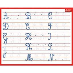 Ardoise majuscules cursives - Image principale
