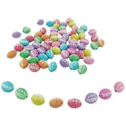 Bocal 150 (environ) olives plastique multicolores décorées. - Image principale