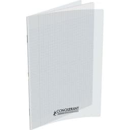 Cahier Conquérant piqué 70 g 192 pages Seyes 24 x 32 cm Polypropylène - Incolore - Image principale