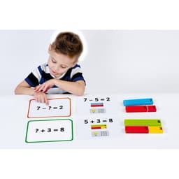 20 cartes d'exercices pour réglettes de mathématiques - Image principale