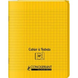Cahier polypropylène avec rabats 48 pages seyes 24x32 cm - Conquerant - Image principale