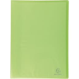 Reliure plastique 30 volets transparents 50 microns - Vert anis - Image principale