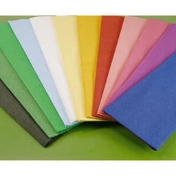 Papier crépon assortiment 10 feuilles 2 m x 0.50 m - Image principale