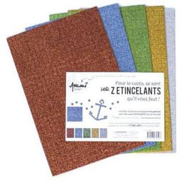 Paquet de 5 feuilles mosaïques A4 assorties - Image principale