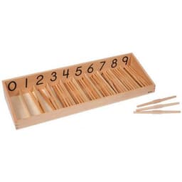 Montessori Coffret à fuseaux - Image principale