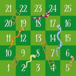 Tapis de jeux serpents et échelles - Image principale