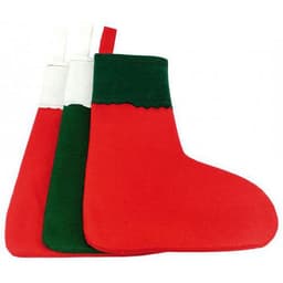Lot 10 chaussettes de noël en feutrine - Image principale