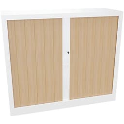 Armoire métal Classique hauteur 102 cm rideaux PVC classé au feu M1 Acial - Image 6