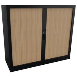 Armoire métal Classique hauteur 102 cm rideaux PVC classé au feu M1 Acial - Image 7