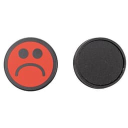 5 magnets smiley rouge 35mm rouge - Image 4