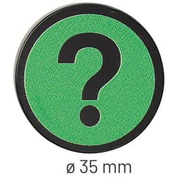Lot de 5 aimantsean Management Question Vert - Image 5