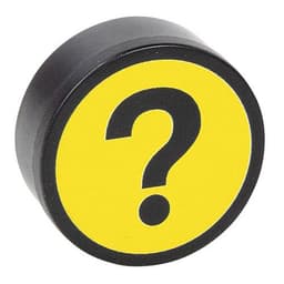 Aimant rond avec symbole point d'interrogation - Image 5
