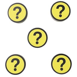 Lot de 5 aimantsean Management Question Jaune - Image 2
