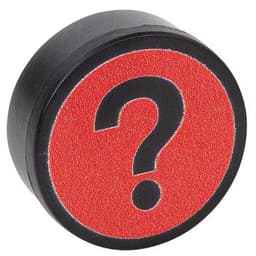 Aimant rond avec symbole point d'interrogation - Image 3