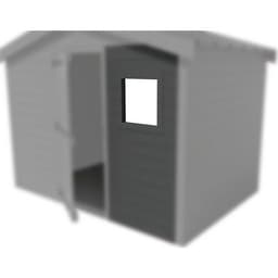 Hublot pour abri jardin - gris - Image principale