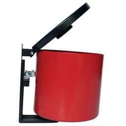 Cendrier mural Manutan - 1.5L - Rouge - Image 5