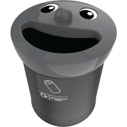 Poubelle Smiley Face 52L Cannettes - Vepabins - Image principale