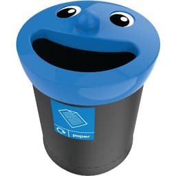 Poubelle Smiley Face 52L papier - Vepabins - Image principale