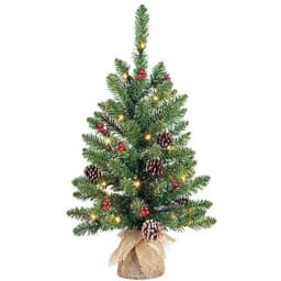 Sapin de noël artificiel de table Creston Mini LED - Image principale
