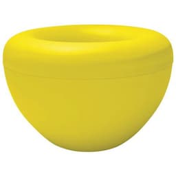 2 jardinières extérieures Scoop avec pots et support - jaune - Image principale