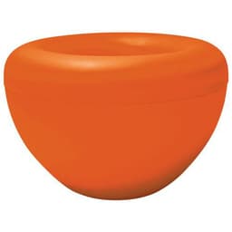 2 jardinières extérieures Scoop avec pots et support - orange - Image principale